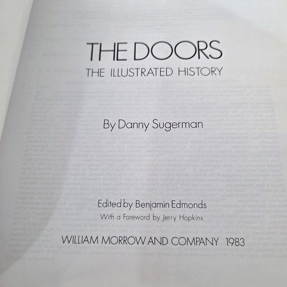 The Doors: The Illustrated History by Danny Sugerman | Rare Rock Music Collect - Picture 8 of 9